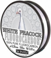 Леска BALSAX "White Peacock Fluorocarbon BOX" 100м 0,20 (3,87кг)