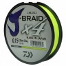 Леска плетеная DAIWA "J-Braid X4" 0,15мм 135 (желтая) - 