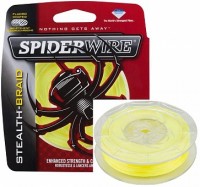 Леска плетеная SPIDERWIRE "STEALTH" 0.40mm (137m)(53.6kg)(желтая)