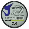 Леска плетеная DAIWA "J-Braid X4" 0,15мм 270 (желтая) - 