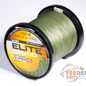 Леска плетёная Salmo ELITE BRAID Green 1000/028 Леска плетёная Salmo ELITE BRAID Green 1000/028