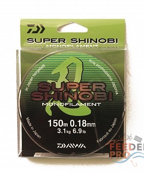 Леска DAIWA &quot;Super Shinobi&quot; 0,18мм 150м (светло-зеленая) Леска DAIWA "Super Shinobi" 0,18мм 150м (светло-зеленая)
