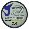 Леска плетеная DAIWA "J-Braid X4" 0,17мм 135 (желтая) - 
