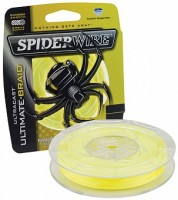 Леска плетеная SPIDERWIRE "ULTRACAST" 0.25mm (110m)(25.8kg)(8 Carriers)(желтая)