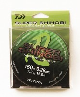 Леска DAIWA "Super Shinobi" 0,28мм 150м (светло-зеленая)
