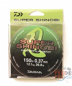 Леска DAIWA &quot;Super Shinobi&quot; 0,37мм 150м (светло-зеленая) Леска DAIWA "Super Shinobi" 0,37мм 150м (светло-зеленая)