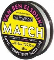 Леска BALSAX "Van Ben Elsdijk"Match" 150м 0,14 (2,75кг)