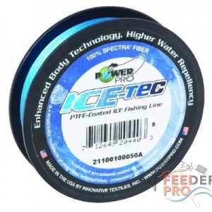 Леска плетеная Power Pro Ice-Tec 45м синяя 0,13/8кг 