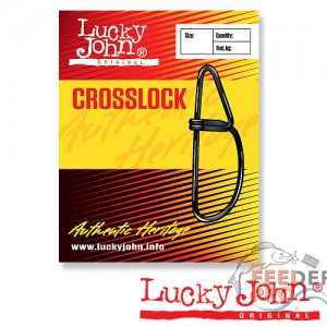 Застежки Lucky John CROSSLOCK 0003/0 10шт. Застежки Lucky John CROSSLOCK 0003/0 10шт.