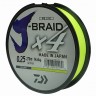 Леска плетеная DAIWA "J-Braid X4" 0,25мм 270 (желтая) - 