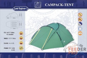 Палатка туристическая CAMPACK-TENT Land Explorer 3 Палатка туристическая CAMPACK-TENT Land Explorer 3