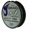 Леска плетеная DAIWA "J-Braid X4" 0,33мм 270 (зеленая) - 