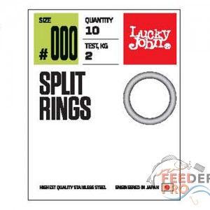 Кольца заводные LJ Pro Series SPLIT RINGS 06.8мм/06кг 10шт. 