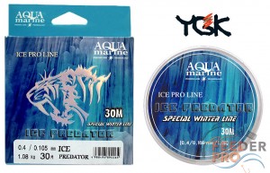 Леска ICE PREDATOR 0.3 (0,090 мм. 0,84 кг.) 30м. (зима) Леска ICE PREDATOR 0.3 (0,090 мм. 0,84 кг.) 30м. (зима)