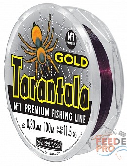 Леска BALSAX &quot;TARANTULA GOLD&quot; 100м 0,30 (11,5кг) Леска BALSAX "TARANTULA GOLD" 100м 0,30 (11,5кг)
