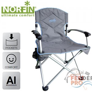 Кресло складное Norfin ORIVERSI NFL алюминиевое Кресло складное Norfin ORIVERSI NFL алюминиевое