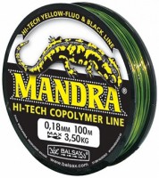 Леска BALSAX "Mandra" 100м 0,18 (3,50кг)