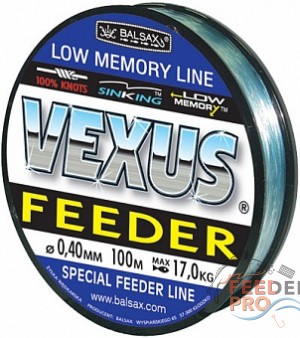 Леска BALSAX &quot;Vexus Feeder(Kevlon)&quot; 100м 0,40 (17кг) Леска BALSAX "Vexus Feeder(Kevlon)" 100м 0,40 (17кг)