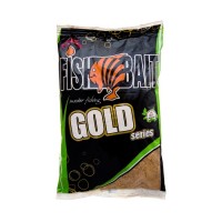 Прикормка FishBait серия «GOLD» 1 кг.Карп Темный