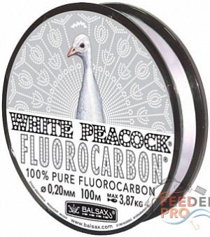 Леска BALSAX &quot;White Peacock Fluorocarbon BOX&quot; 100м 0,20 (3,87кг) Леска BALSAX "White Peacock Fluorocarbon" 100м 0,20 (3,87кг)
