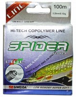 Леска SWD "Spider Pike" 100м 0,28 (8,10кг) зеленая