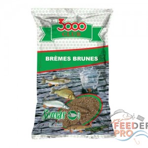 Прикормка Sensas 3000 Club BREMES Brune 1кг Прикормка Sensas 3000 Club BREMES Brune 1кг