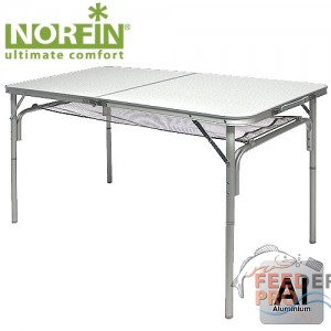 Стол складной Norfin GAULA-L NF алюминиевый 120x60 Стол складной Norfin GAULA-L NF алюминиевый 120x60