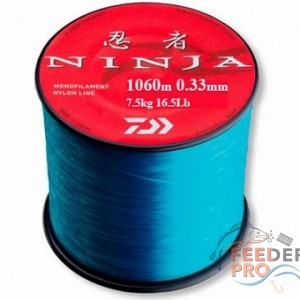 Леска DAIWA &quot;Ninja X Line&quot; 0,14мм 4200м (светло-голубая) Леска DAIWA "Ninja X Line" 0,14мм 4200м (светло-голубая)