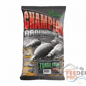 Прикормка ALLVEGA &quot;Champion Turbo Bream&quot; 1кг (ТУРБО ЛЕЩ) Прикормка ALLVEGA "Champion Turbo Bream" 1кг (ТУРБО ЛЕЩ)