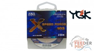 Шнур плетеный WX8 SPEED FORCE 1.0 (20 lb; 0.171 мм. 9.06 кг.) 150 м. (мультиколор) Шнур плетеный WX8 SPEED FORCE 1.0 (20 lb; 0.171 мм. 9.06 кг.) 150 м. (мультиколор)