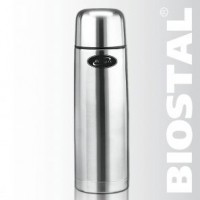 Термос Biostal NВ-1000 1,0л (узкое горло, 2 пробки)