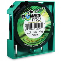 Леска плетеная Power Pro 92м зеленая 0,06/3кг