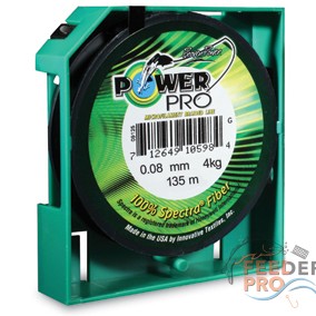 Леска плетеная Power Pro 92м зеленая 0,06/3кг 
