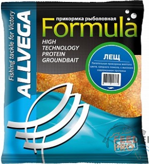 Прикормка ALLVEGA &quot;Formula Bream&quot; 0,5кг (ЛЕЩ) Прикормка ALLVEGA "Formula Bream" 0,5кг (ЛЕЩ)