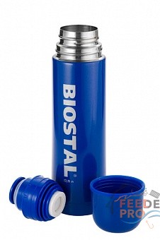 Термос Biostal NВ-1000 С 1,0л (узкое горло, кнопка) Синий Термос Biostal NВ-1000 С 1,0л (узкое горло, кнопка) Синий