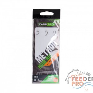 Готовый поводок Carp Pro Method Hair Rig Line 0,18мм Hook Size #12 Готовый поводок Carp Pro Method Hair Rig Line 0,18мм Hook Size #12