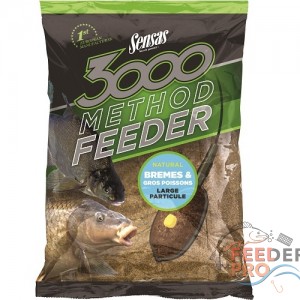 Прикормка Sensas 3000 Method Feeder BREAM&amp;BIG FISH 1кг Прикормка Sensas 3000 Method Feeder BREAM&BIG FISH 1кг