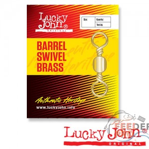 Вертлюги Lucky John BARREL Brass 001 5шт. Вертлюги Lucky John BARREL Brass 001 5шт.