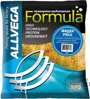 Прикормка ALLVEGA &quot;Formula Feeder River&quot; 0,5кг (ФИДЕР РЕКА) Прикормка ALLVEGA "Formula Feeder River" 0,5кг (ФИДЕР РЕКА)