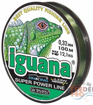 Леска BALSAX &quot;Iguana&quot; 100м 0,32 (12,1кг.) Леска BALSAX "Iguana" 100м 0,32 (12,1кг.)