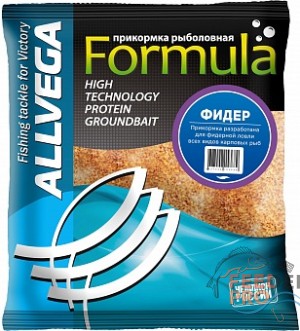 Прикормка ALLVEGA &quot;Formula Feeder&quot; 0,5кг (ФИДЕР) Прикормка ALLVEGA "Formula Feeder" 0,5кг (ФИДЕР)