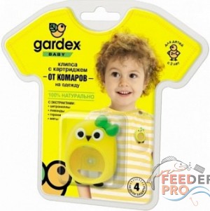 Клипса Gardex Baby со сменным картриджем от комаров Клипса Gardex Baby со сменным картриджем от комаров