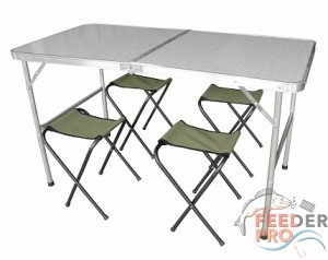 Набор Woodland Picnic Table Set, стол и стулья, 120 x 60 x 70 см (алюминий) NEW Набор Woodland Picnic Table Set, стол и стулья, 120 x 60 x 70 см (алюминий) NEW