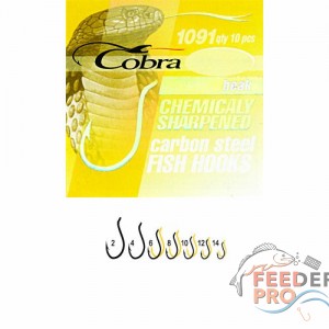 Крючки Cobra BEAK сер.1091G разм.012 10шт. Крючки Cobra BEAK сер.1091G разм.012 10шт.