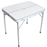 Стол Woodland Picnic Table Luxe, складной, 80 x 60 x 67 см (алюминий, с отв. под зонт) - 