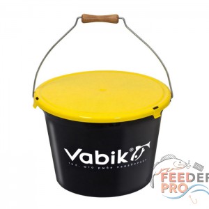 Ведро Vabik  для прикормки 18л с крышкой Ведро Vabik  для прикормки 18л с крышкой