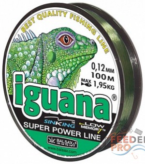 Леска BALSAX &quot;Iguana&quot; 100м 0,12 (1,95кг.) Леска BALSAX "Iguana" 100м 0,12 (1,95кг.)