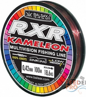 Леска BALSAX &quot;RXR Kamelion&quot; 100м 0,42 (18,6кг) Леска BALSAX "RXR Kamelion" 100м 0,42 (18,6кг)