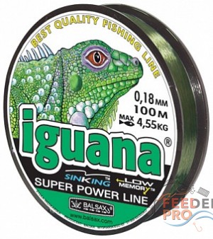 Леска BALSAX &quot;Iguana&quot; 100м 0,18 (4,55кг.) Леска BALSAX "Iguana" 100м 0,18 (4,55кг.)