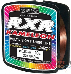Леска BALSAX &quot;RXR Kamelion&quot; 100м 0,80 (49,3кг.) Леска BALSAX "RXR Kamelion" 100м 0,80 (49,3кг.)